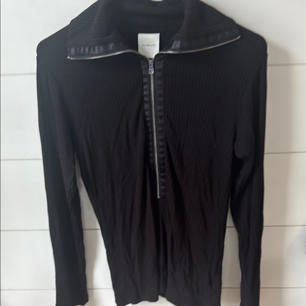 Varley Black Ribbed Top - Picture 2 of 5
